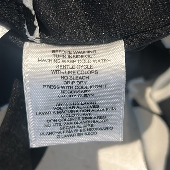 Anne Klein Black White Floral Sleeveless Surplice Wrap Midi Cocktail Dress Sz. M - Picture 11 of 17